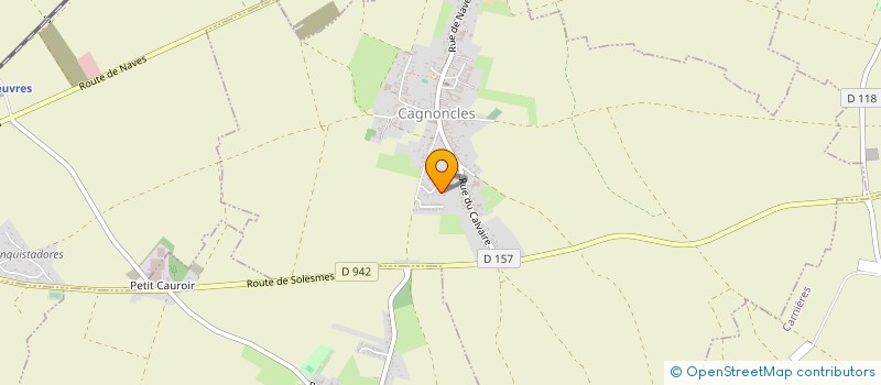 localisation de l'entreprise SCI HOME SWEET HOME XS  CAGNONCLES