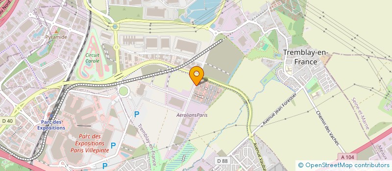 localisation de l'entreprise SCI HOME-UP FRANCE à TREMBLAY-EN-FRANCE