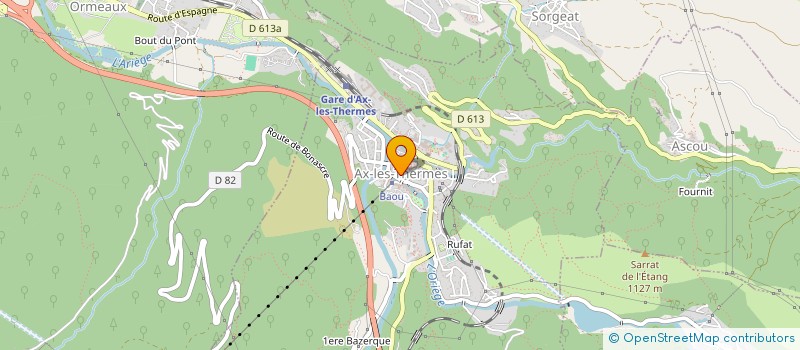 localisation de l'entreprise SCI HOME VDV à AX-LES-THERMES