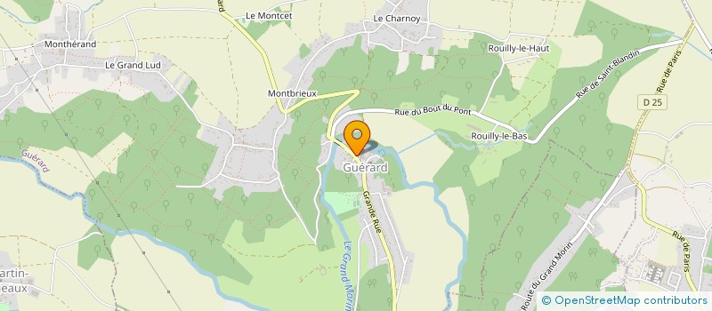 localisation de l'entreprise SCI HOMEGA  VILLIERS-SUR-MORIN