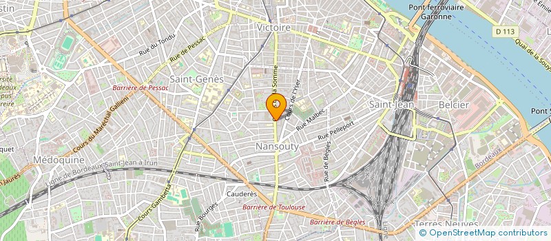 localisation de l'entreprise SCI HOMEJ  BORDEAUX