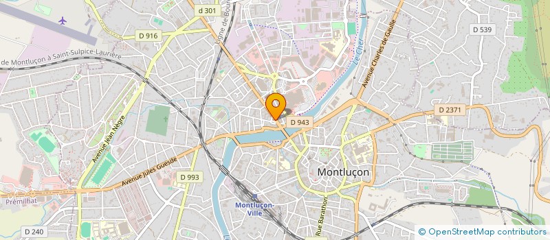 localisation de l'entreprise SCI HOMEODELF à MONTLUCON