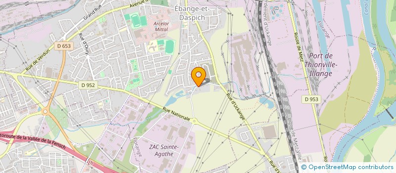 localisation de l'entreprise SCI HOMEUNITY  FLORANGE