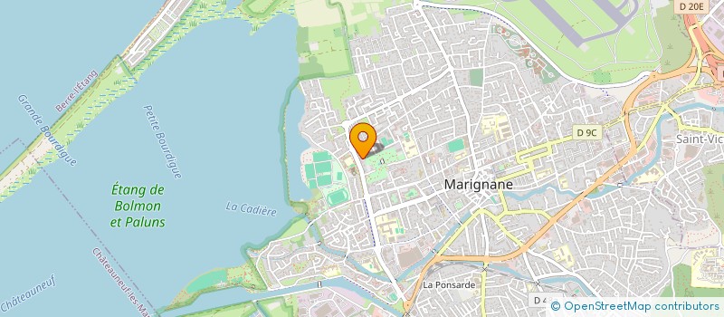 localisation de l'entreprise SCI HOMEVENE  MARIGNANE