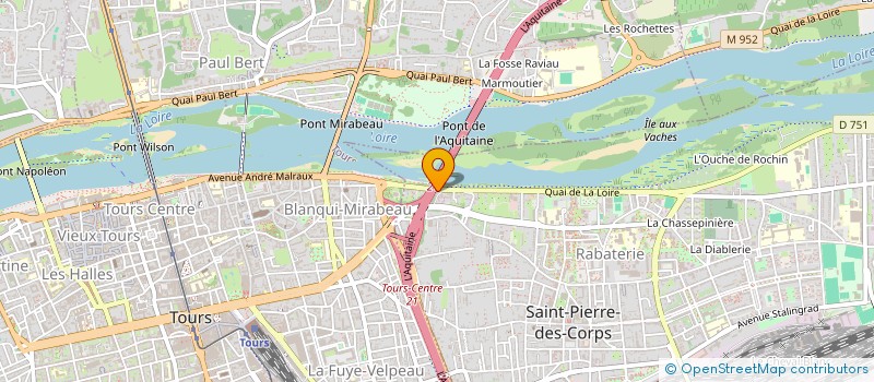 localisation de l'entreprise SCI HOMEWORK  SAINT-PIERRE-DES-CORPS