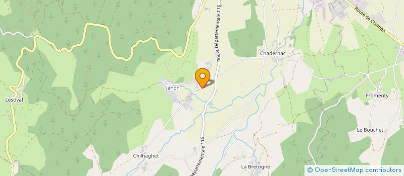 localisation de l'entreprise SCI HOMIDALF  SAINT-JULIEN-DES-CHAZES