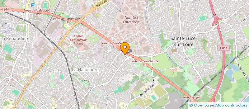 localisation de l'entreprise SCI HOMIERE à NANTES