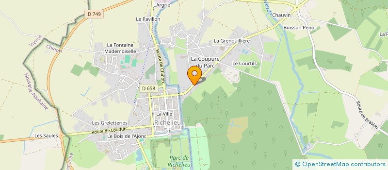 localisation de l'entreprise SCI HOMME ET MONTAGNES  CHAVEIGNES