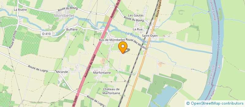 localisation de l'entreprise SCI HOMMET-HEITZ à MONTBELLET