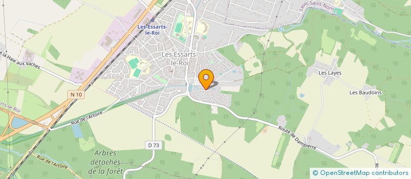 localisation de l'entreprise SCI HOMMEY - BARBEAU  LES ESSARTS-LE-ROI