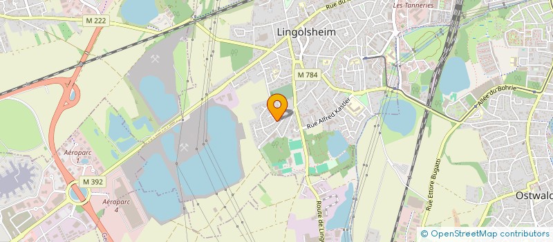 localisation de l'entreprise SCI HOMOSAHAWA  LINGOLSHEIM