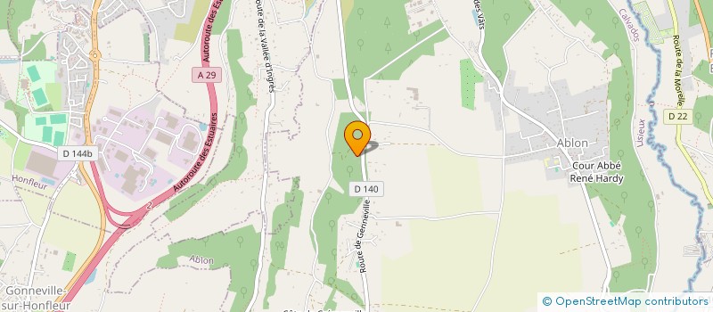 localisation de l'entreprise SCI HONA FLEUVE  ABLON