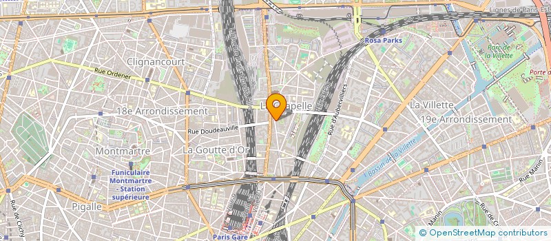 localisation de l'entreprise SCI HONDELATTE LA PORTE  PARIS