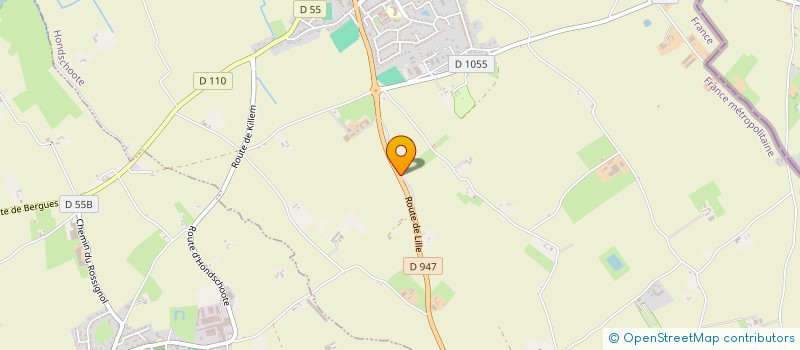 localisation de l'entreprise SCI HONDSCHOOTE  HONDSCHOOTE