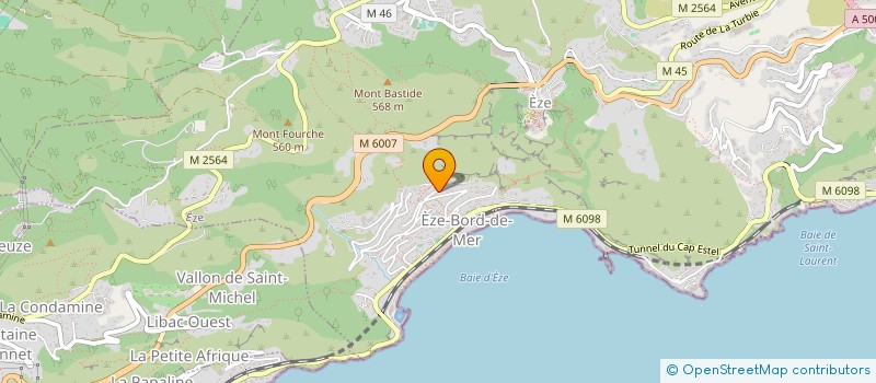 localisation de l'entreprise SCI HONEY MOON  EZE