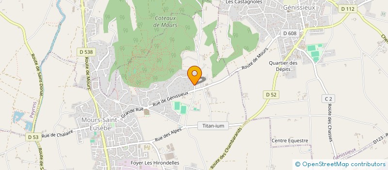 localisation de l'entreprise SCI HONEYMOON  MOURS-SAINT-EUSEBE