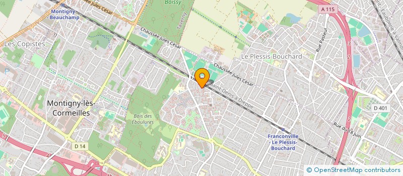 localisation de l'entreprise SCI HONG  FRANCONVILLE