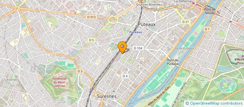 localisation de l'entreprise SCI HONG ET LY à SURESNES