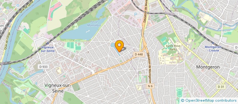 localisation de l'entreprise SCI HONG JIN à VIGNEUX-SUR-SEINE