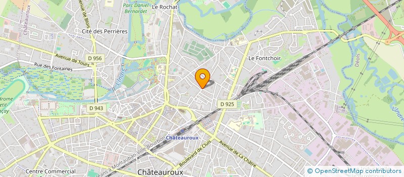localisation de l'entreprise SCI HONG KONG à CHATEAUROUX