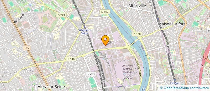 localisation de l'entreprise SCI HONG TAT  VITRY-SUR-SEINE