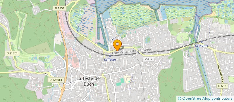 localisation de l'entreprise SCI HONGLINGKANG à LA TESTE-DE-BUCH