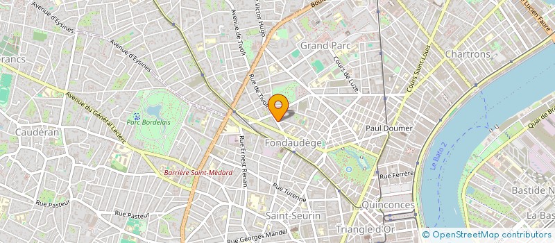 localisation de l'entreprise SCI HONNEURS  BORDEAUX