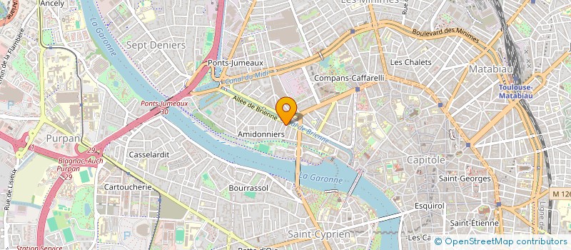 localisation de l'entreprise SCI HONORE  TOULOUSE