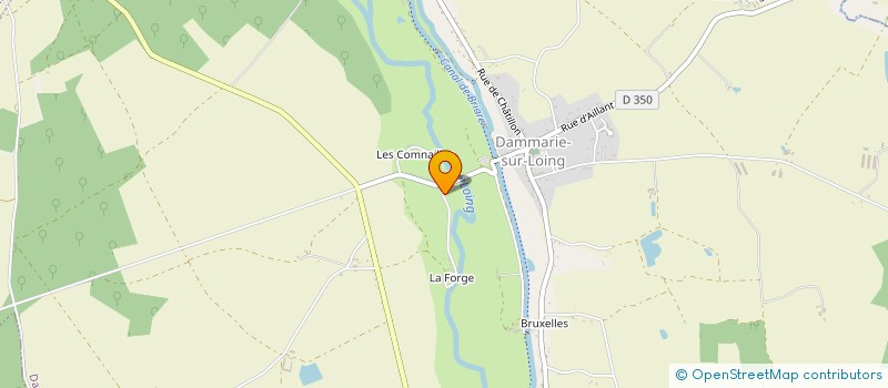 localisation de l'entreprise SCI HONORE à DAMMARIE-SUR-LOING