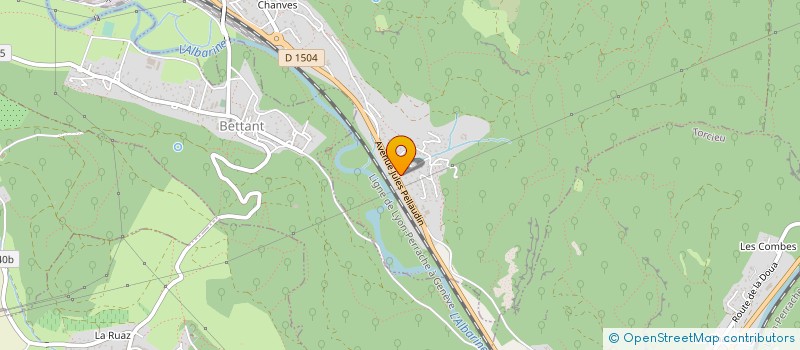 localisation de l'entreprise SCI HONORE DE BALZAC  AMBERIEU-EN-BUGEY