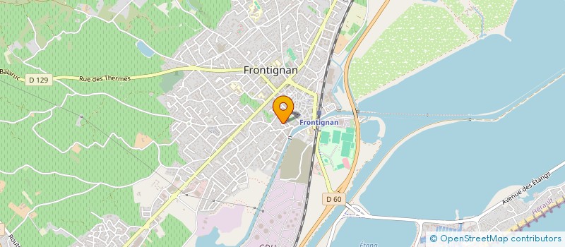 localisation de l'entreprise SCI HONORINE à FRONTIGNAN