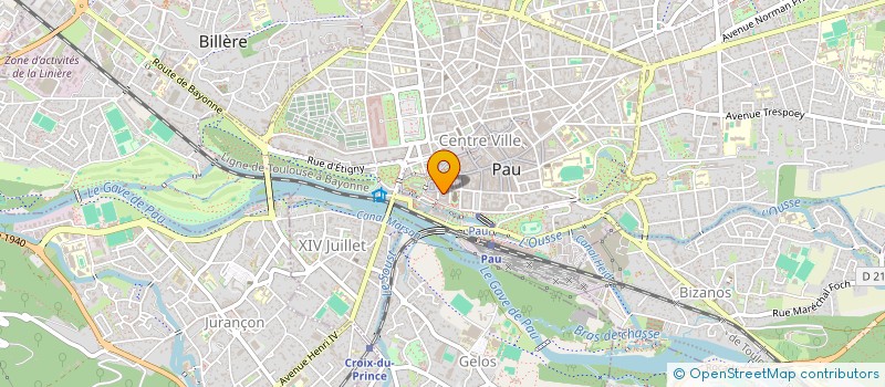localisation de l'entreprise SCI HONSET à PAU