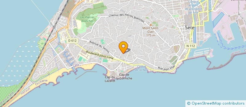 localisation de l'entreprise SCI HOOKIPA à SETE
