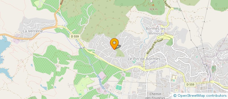 localisation de l'entreprise SCI HOPE à BORMES-LES-MIMOSAS
