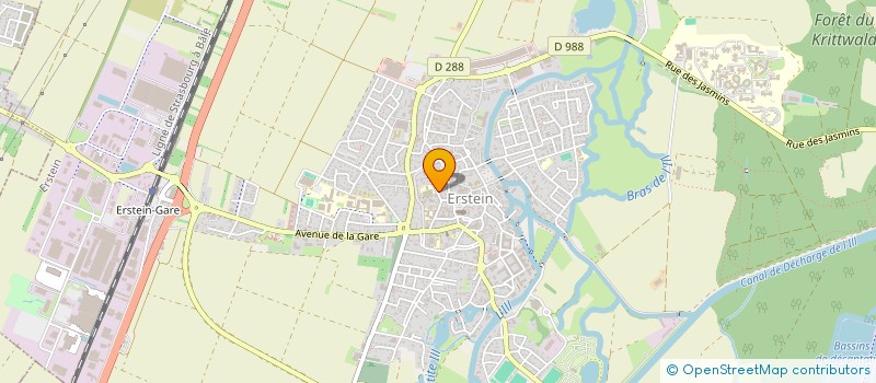 localisation de l'entreprise SCI HOPE  ERSTEIN