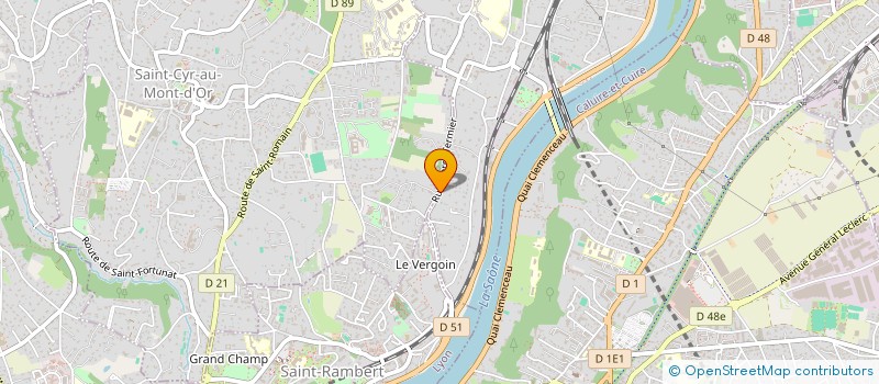 localisation de l'entreprise SCI HOPE  COLLONGES-AU-MONT-D'OR