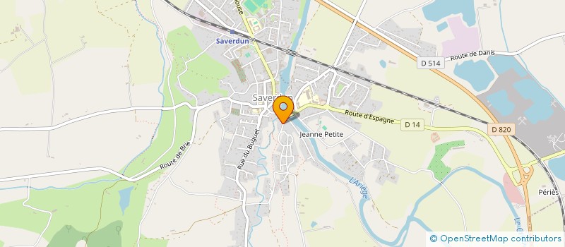 localisation de l'entreprise SCI HOPE'N CO IMMOBILIER à SAVERDUN