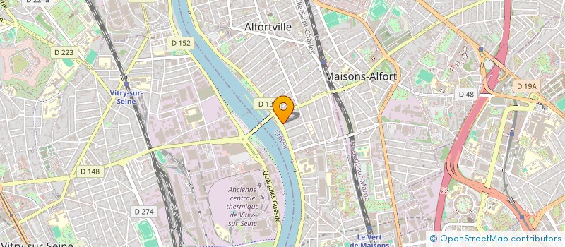 localisation de l'entreprise SCI HOPING à ALFORTVILLE