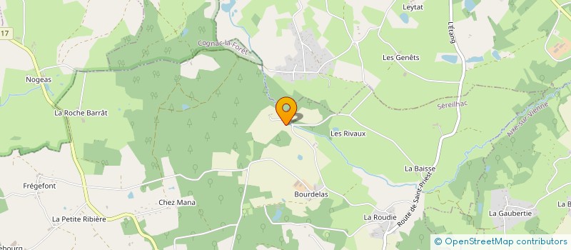 localisation de l'entreprise SCI HOPITAL  SEREILHAC