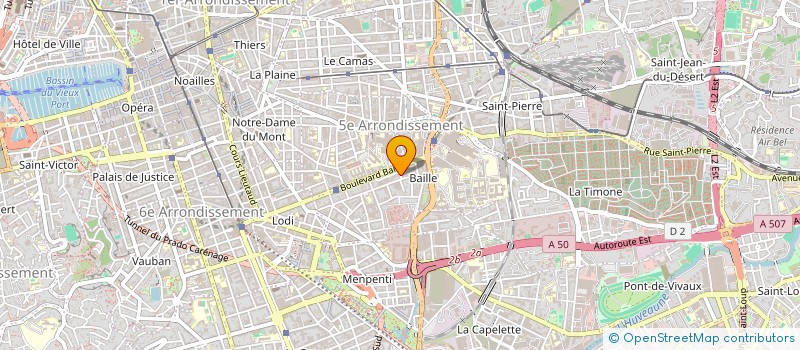 localisation de l'entreprise SCI HORACE BERTIN à MARSEILLE