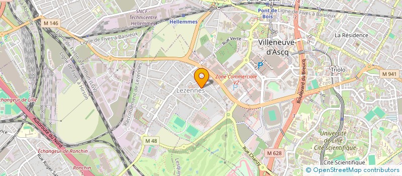 localisation de l'entreprise SCI HORADAMY à LEZENNES
