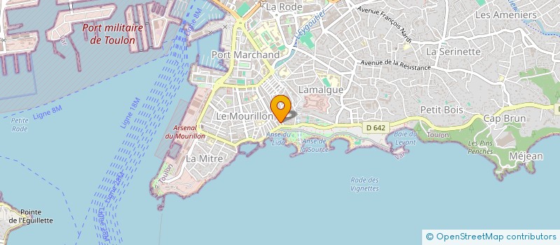 localisation de l'entreprise SCI HORAIST LES GLYCINES  TOULON