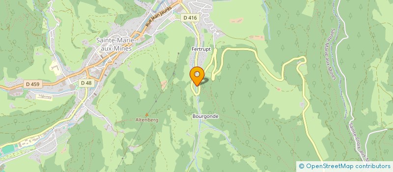 localisation de l'entreprise SCI HORBOURG  SAINTE-MARIE-AUX-MINES