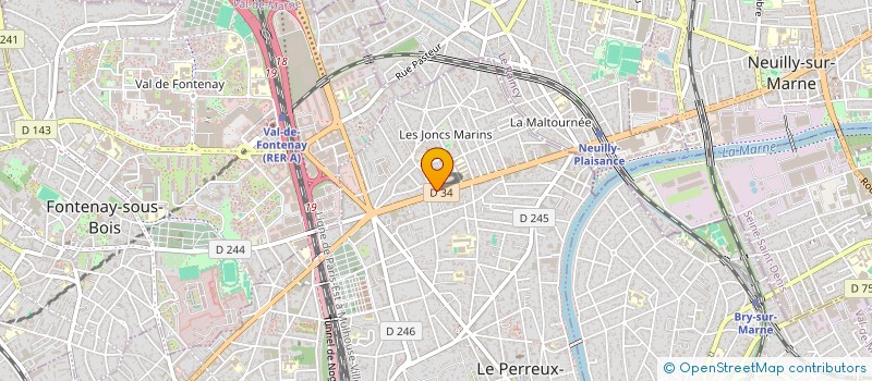 localisation de l'entreprise SCI HORD à LE PERREUX-SUR-MARNE