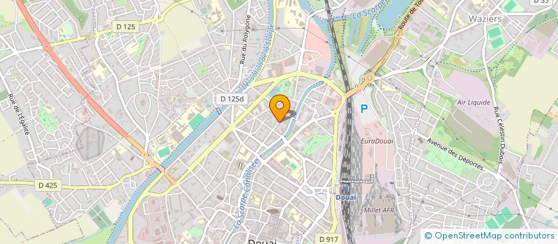 localisation de l'entreprise SCI HORGOR à DOUAI