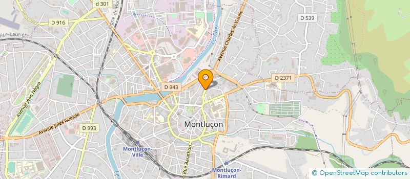 localisation de l'entreprise SCI HORIZON 03 à MONTLUCON