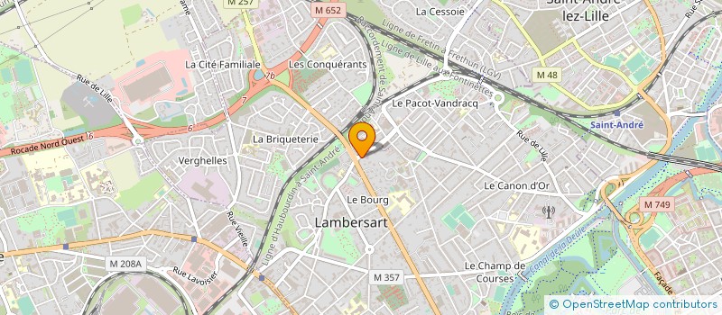 localisation de l'entreprise SCI HORIZON 1317 à LILLE