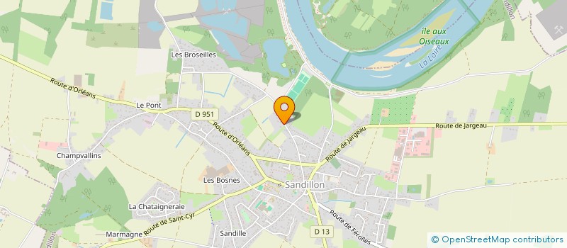 localisation de l'entreprise SCI HORIZON 2000 à SANDILLON