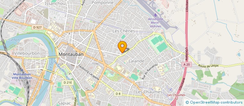 localisation de l'entreprise SCI HORIZON 2000  MONTAUBAN