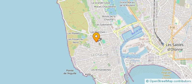 localisation de l'entreprise SCI HORIZON 2000 à LES SABLES D'OLONNE